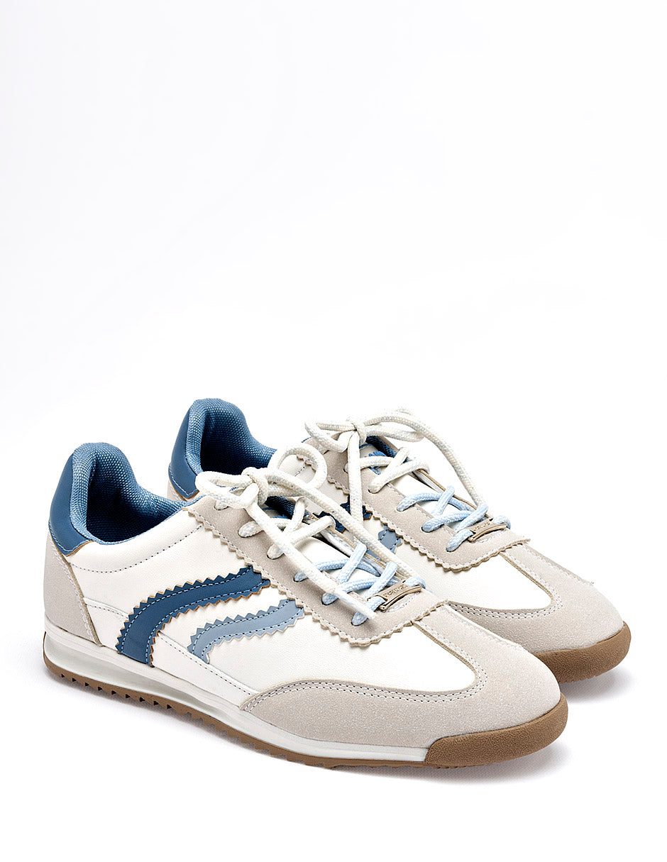 Tenis para Mujer  Marfil Harper en Moramora.
