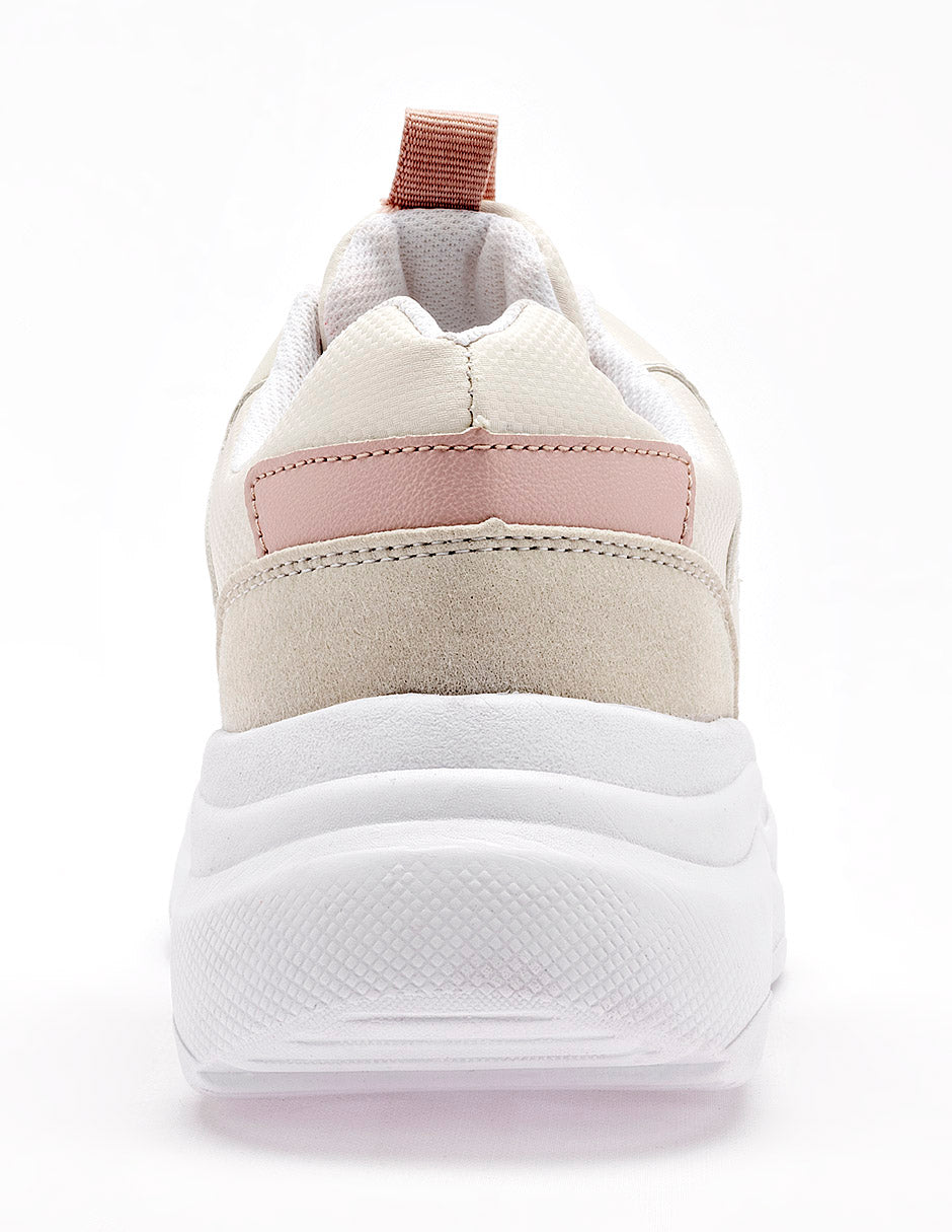 Tenis para Mujer  Marfil Cecilia tonos pastel en Moramora