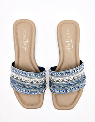 Sandalia piso para Mujer  Azul Consuelo