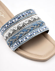 Sandalia piso para Mujer  Azul Consuelo