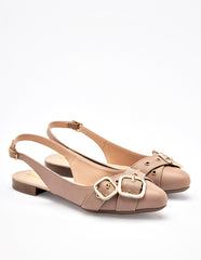 Balerina destalonada para Mujer   Beige Aysa