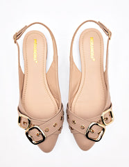 Balerina destalonada para Mujer   Beige Aysa