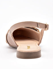 Balerina destalonada para Mujer   Beige Aysa