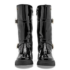 Bota caña larga para Niña marca Moramora Negro cod. 146700
