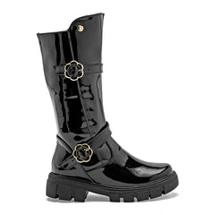 Bota caña larga para Niña marca Moramora Negro cod. 146700