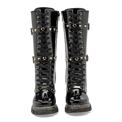 Bota caña larga para Niña marca Moramora Negro cod. 146701