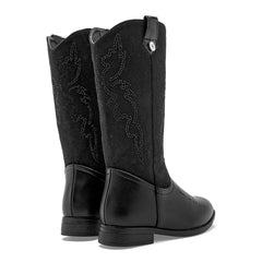 Bota caña larga para Niña marca Mora west Negro cod. 146709