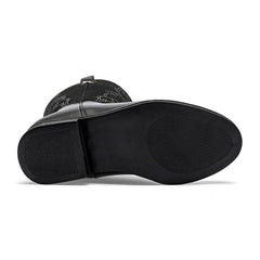 Bota caña larga para Niña marca Mora west Negro cod. 146709
