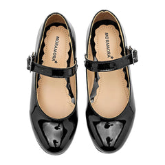 Zapato escolar para Niña marca Moramora Negro cod. 146721
