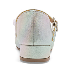 Zapato para ceremonia para Preescolar niña marca Moramora Plata cod. 146722