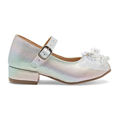 Zapato para ceremonia para Preescolar niña marca Moramora Plata cod. 146722