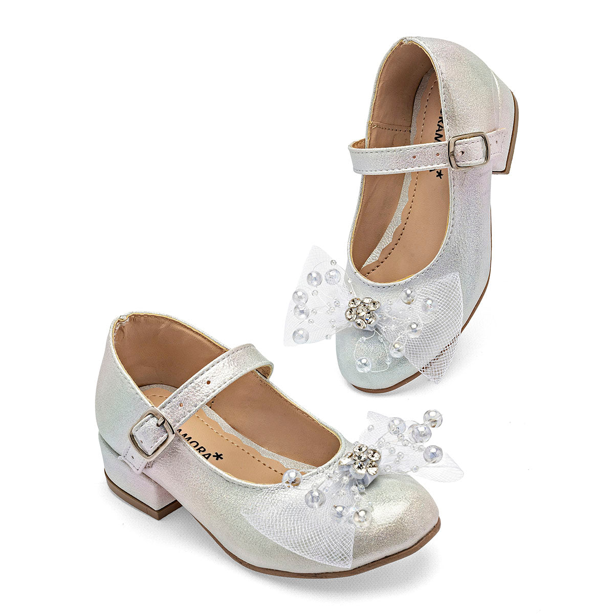 Moramora Zapato de graduación para niña