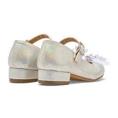 Zapato para ceremonia para Niña marca Moramora Plata cod. 146722