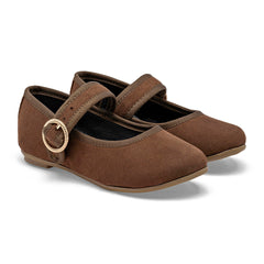 Flat para Preescolar niña marca Moramora Café cod. 146727