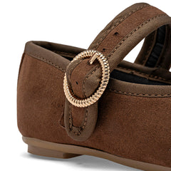 Flat para Preescolar niña marca Moramora Café cod. 146727