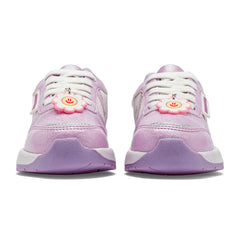 Tenis escolar para Preescolar niña marca Moramora Lila cod. 146847