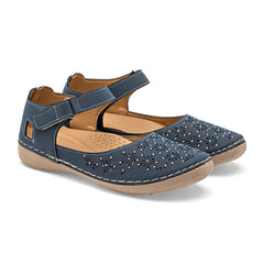 Flat para Mujer marca Mora Tierra Azul Marino cod. 147300