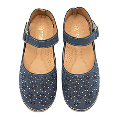 Flat para Mujer marca Mora Tierra Azul Marino cod. 147300