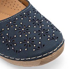 Flat para Mujer marca Mora Tierra Azul Marino cod. 147300