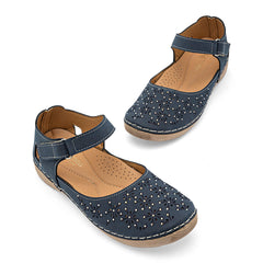 Flat para Mujer marca Mora Tierra Azul Marino cod. 147300