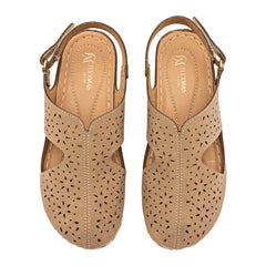 Sandalia cuña para Mujer marca Mora Tierra Beige cod. 147303