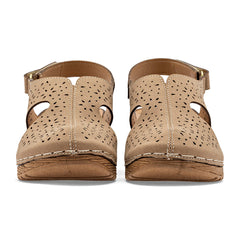 Sandalia cuña para Mujer marca Mora Tierra Beige cod. 147303