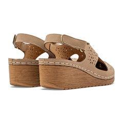Sandalia cuña para Mujer marca Mora Tierra Beige cod. 147303