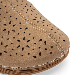 Sandalia cuña para Mujer marca Mora Tierra Beige cod. 147303