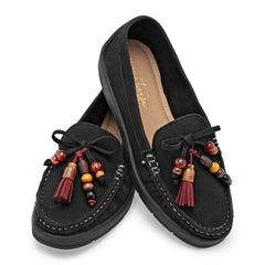 Mocasión para Mujer marca Mora Tierra Negro cod. 147382