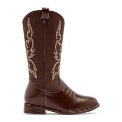 Bota vaquera para Niña marca Mora west Café cod. 147390