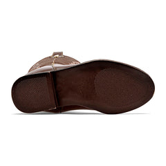 Bota vaquera para Niña marca Mora west Café cod. 147390