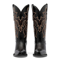 Bota vaquera piel para Mujer  cod. 147391