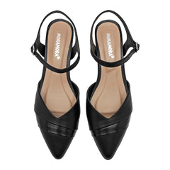 Zapatilla semiabierta para Mujer marca Moramora Negro cod. 147402