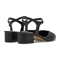 Zapatilla semiabierta para Mujer marca Moramora Negro cod. 147402