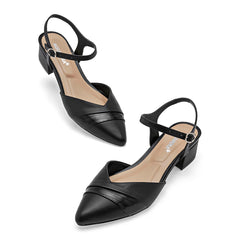 Zapatilla semiabierta para Mujer marca Moramora Negro cod. 147402