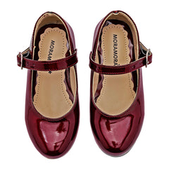 Zapato casual para Preescolar niña marca Moramora Vino cod. 147411