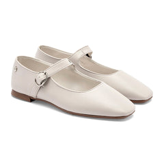 Flat para Mujer marca Moramora Marfil cod. 147539