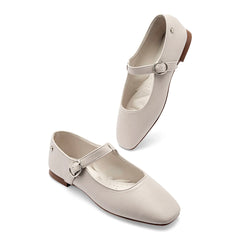 Flat para Mujer marca Moramora Marfil cod. 147539