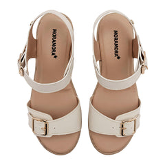 Sandalia plataforma para Mujer marca Moramora Blanco cod. 147579