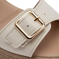 Sandalia plataforma para Mujer marca Moramora Blanco cod. 147579
