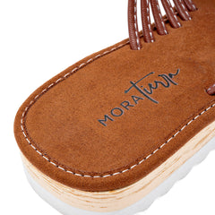 Sandalia para Mujer marca Mora Tierra Café cod. 147597