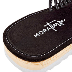 Sandalia para Mujer marca Mora Tierra Negro cod. 147599