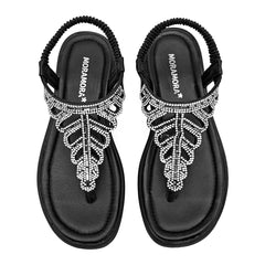 Sandalia pata de gallo para Mujer marca Moramora Negro cod. 147607