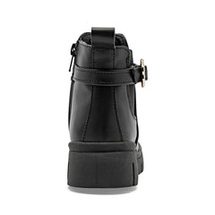 BotÍn para Niña marca Moramora Negro cod. 147679