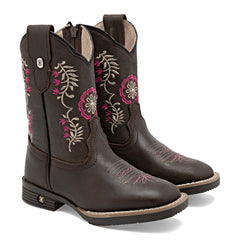 Bota vaquera para Niña marca Mora west Café cod. 147689