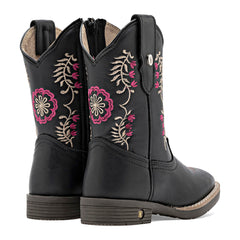 Bota vaquera para Niña marca Mora west Negro cod. 147690