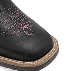 Bota vaquera para Niña marca Mora west Negro cod. 147690