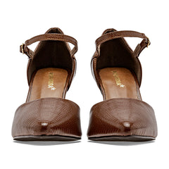 Zapatilla semiabierta para Mujer marca Moramora Café cod. 148099