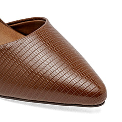 Zapatilla semiabierta para Mujer marca Moramora Café cod. 148099