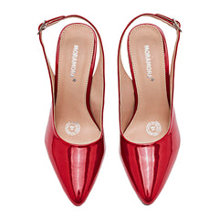 Zapatilla semiabierta para Mujer marca Moramora Rojo cod. 148103